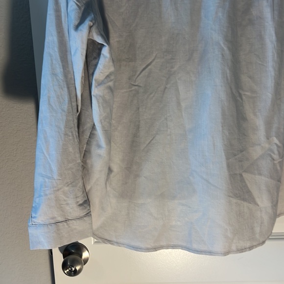 Matchstick linen top grey XXL NWT lightweight workwear relaxed neutral office - Picture 11 of 15